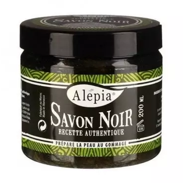Alepia -  Alepia Czarne mydło Savon Noir Supreme, 200 ml 
